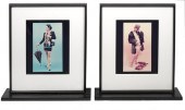 TWO YASUMASA MORIMURA FRAMED P