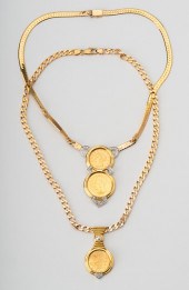 TWO YELLOW GOLD, DIAMOND, & CO