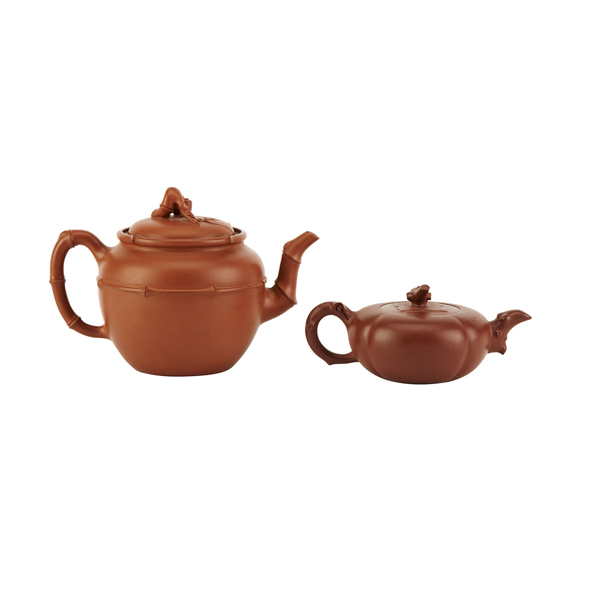 Two Yixing Teapots   The first of