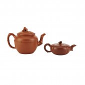 Two Yixing Teapots   The first