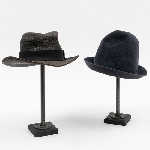 TWO YOHJI YAMAMOTO HATSBoth with