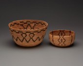 TWO YOKUTS BASKETSTwo Yokuts b