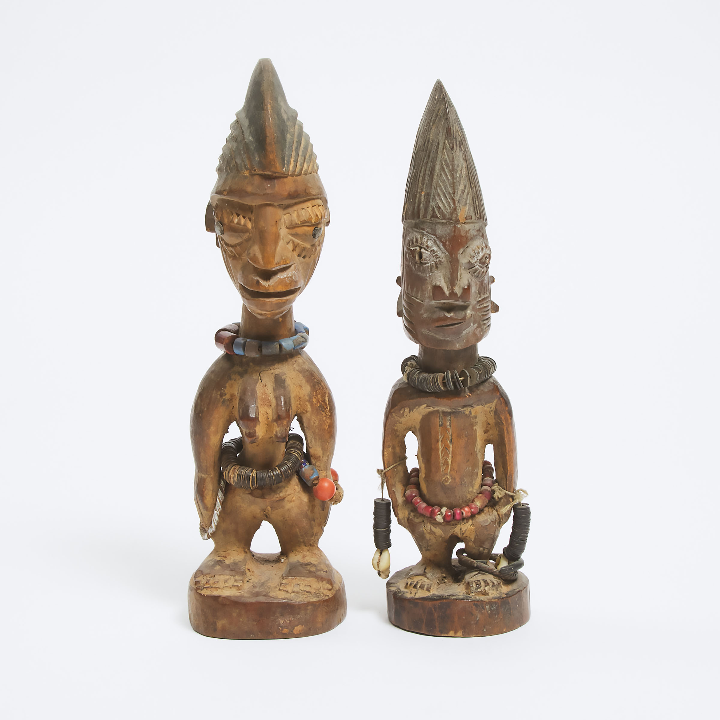 Two Yoruba Male and Female Ibeji