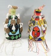 TWO YORUBA NIGERIAN AFRICAN BE