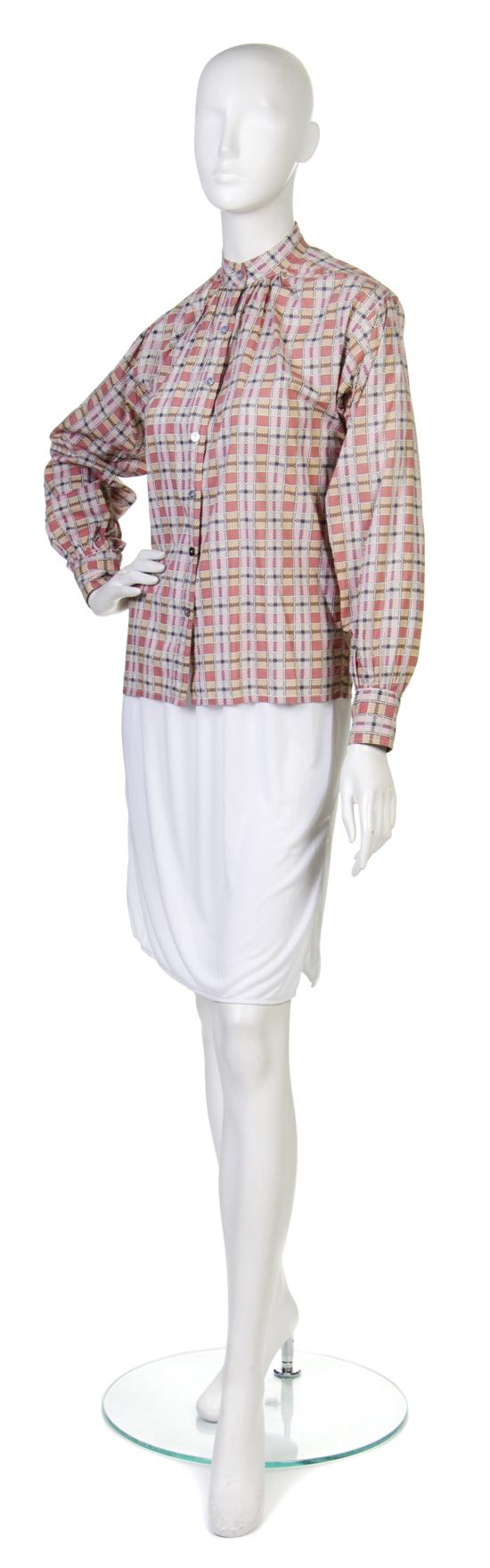 Two Yves Saint Laurent Blouses