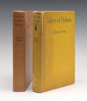 TWO ZANE GREY VOLUMES ON FISHI