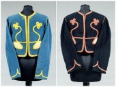 Two Zouave style uniforms: blu