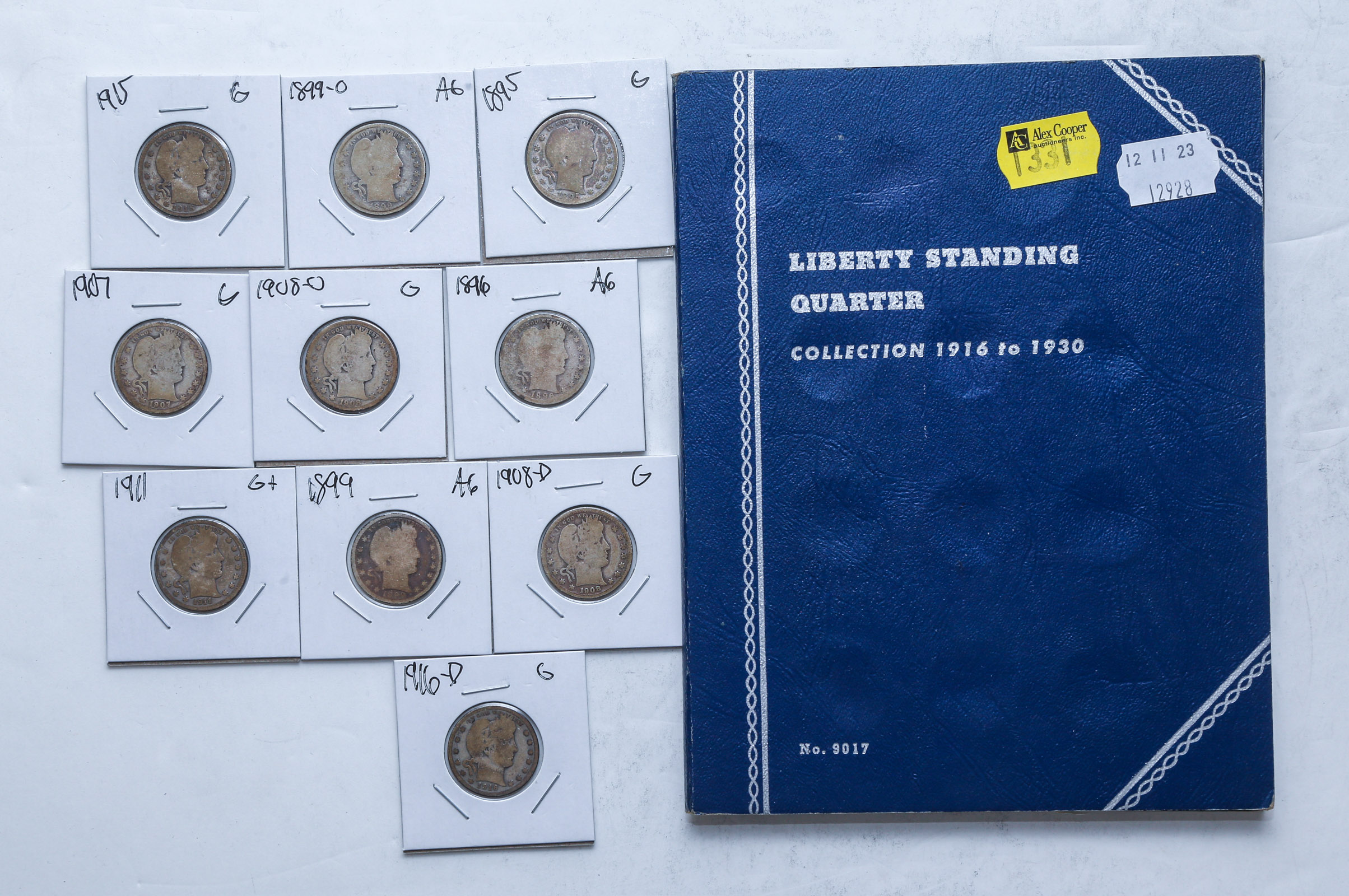 TYPE QUARTERS 13 STANDING LIBERTY &