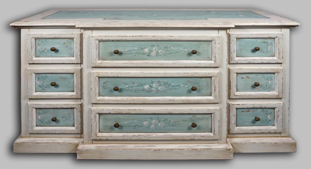 TYROLEAN STYLE GREEN AND CREAM