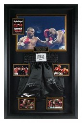 TYSON VS. HOLYFIELD SIGNED TRU