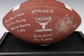 U OF TEXAS VINCE YOUNG SIGNED