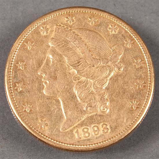 U. S. Coronet type gold Double