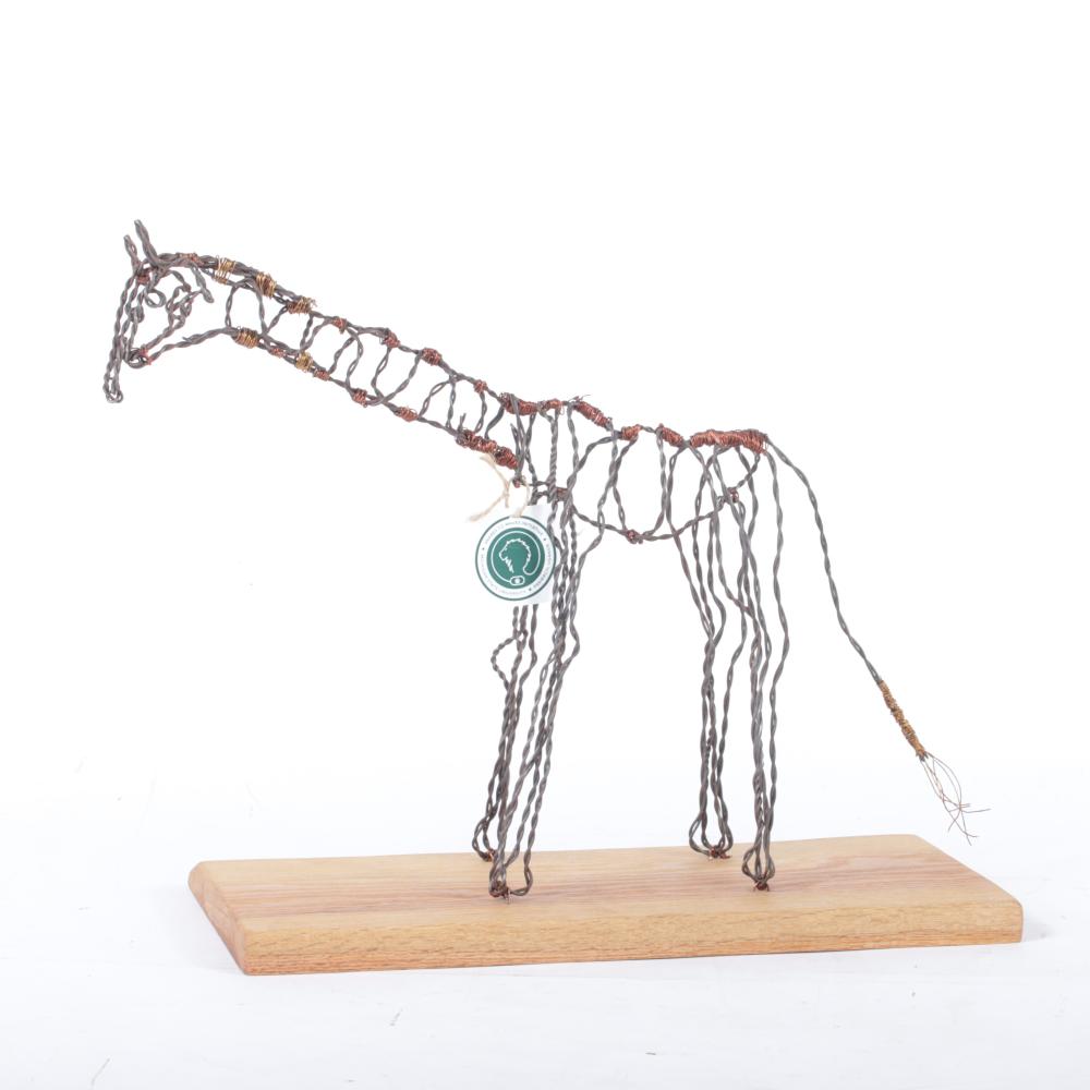 UGANDAN AFRICAN FIGURAL GIRAFFE