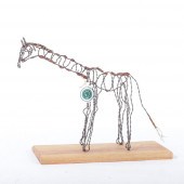 UGANDAN AFRICAN FIGURAL GIRAFF