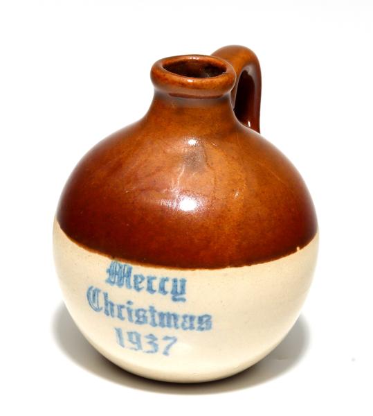 UHL POTTERY 1937 MERRY CHRISTMAS