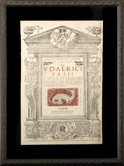 Ulrich Zasius (German, 1491-1536),