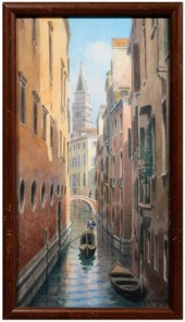 Umberto Ongania watercolor, Ve