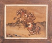 UMBERTO ROMANO MAN ON HORSE MI