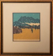 UMETARO AZECHI "MOUNTAIN LANDS