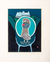 UMETARO AZECHI "STATUE OF A MO