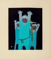 UMETARO AZECHI "THREE PEOPLE S