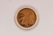 UNC. 1987-W $5 GOLD CONSTITUTI