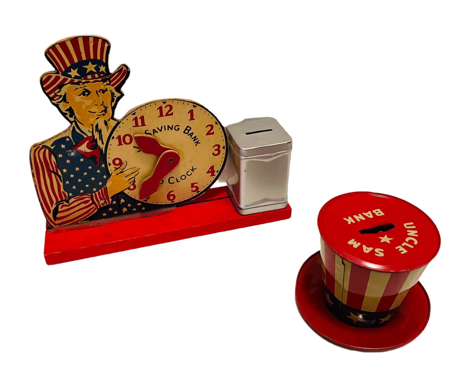 UNCLE SAM HAT BANK + UNCLE SAM