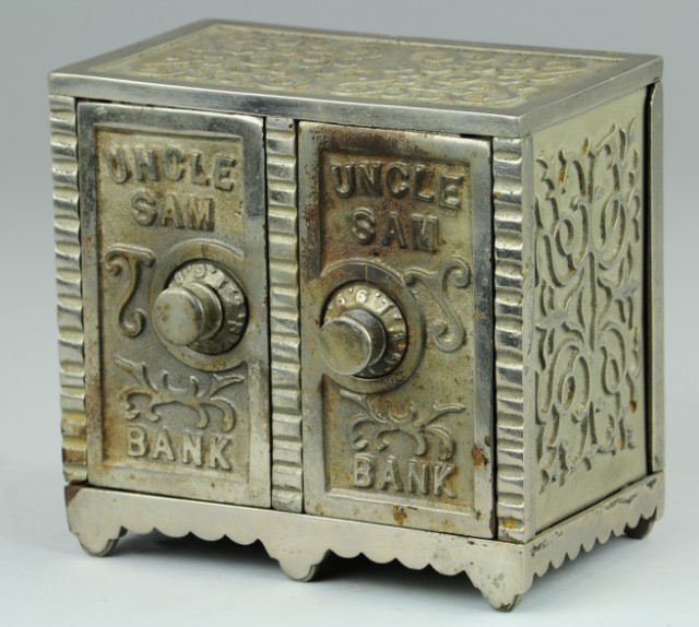 ''UNCLE SAM'' SAFE STILL BANK