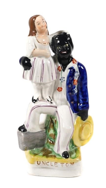 UNCLE TOM & EVA STAFFORDSHIRE