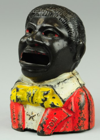 UNCLE TOM WITH STAR MECHANICAL BANK