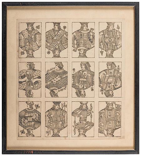 UNCUT SHEET OF 12 CARL TITZE