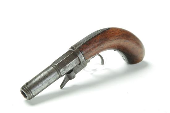 UNDER HAMMER PERCUSSION PISTOL. 