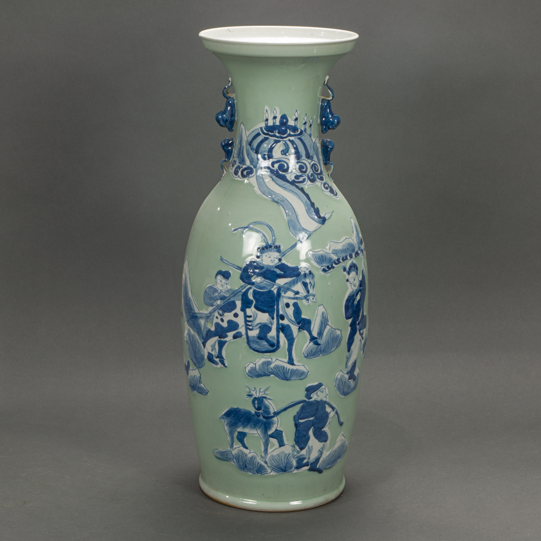 UNDERGLAZE BLUE AND CELADON