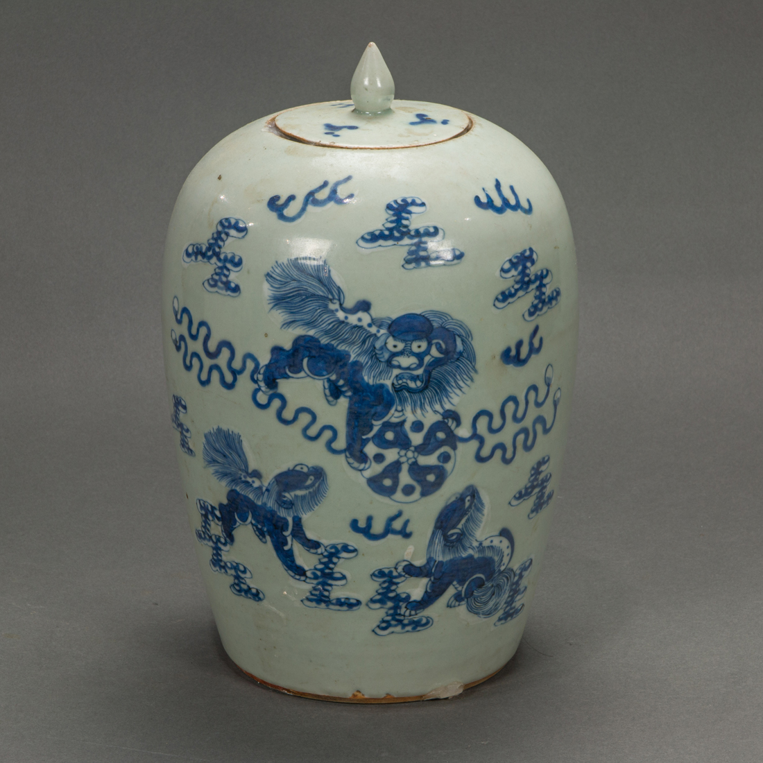 UNDERGLAZE BLUE CELADON GROUND