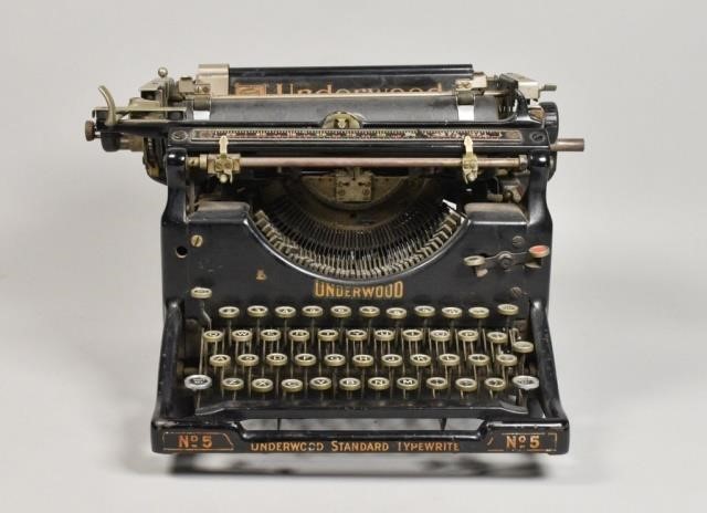 UNDERWOOD NO. 5 TYPEWRITERUnderwood