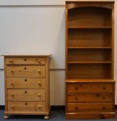 UNFINISHED PINE CHEST OF DRAWE