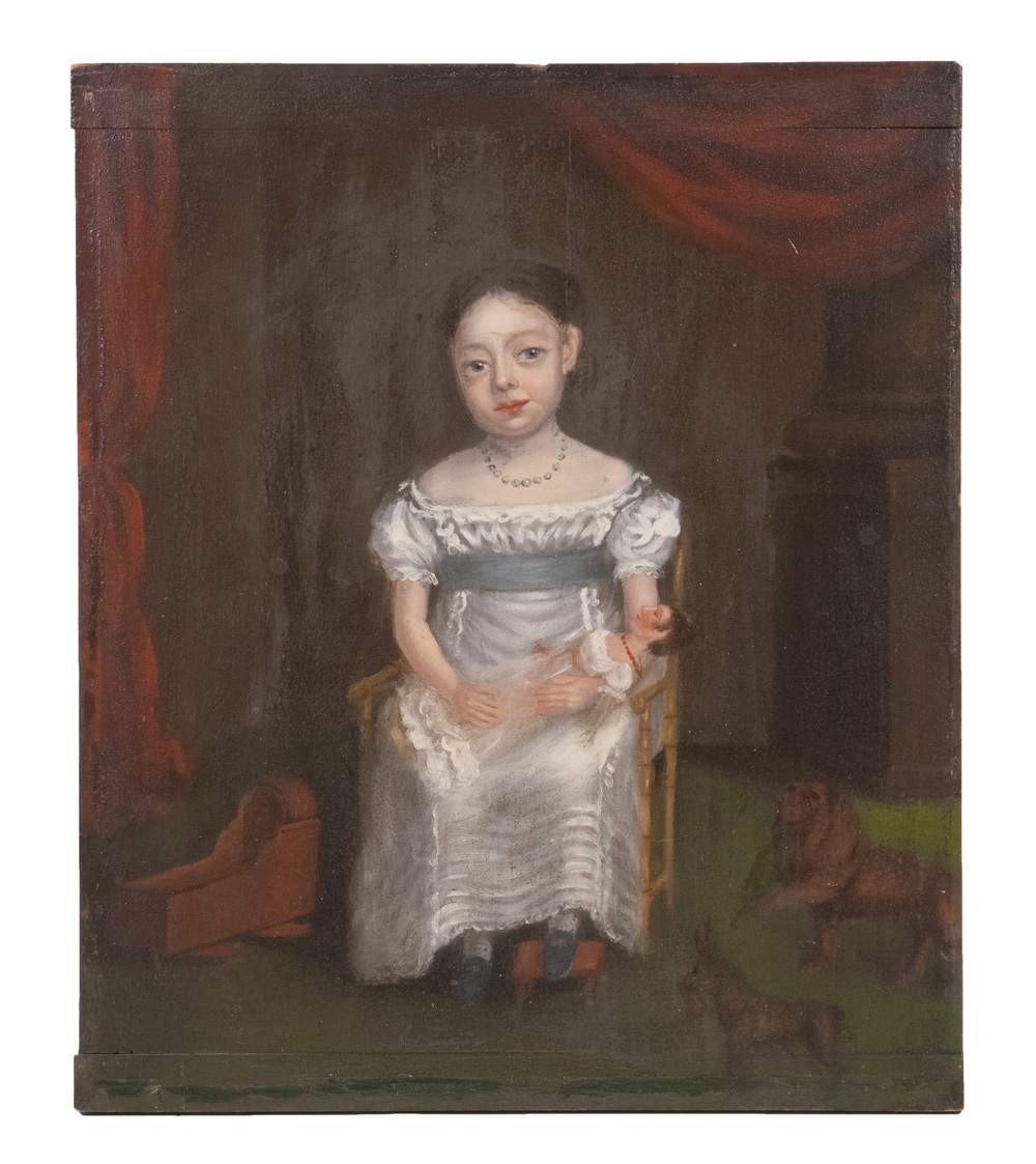UNFRAMED NAIVE PORTRAIT,
