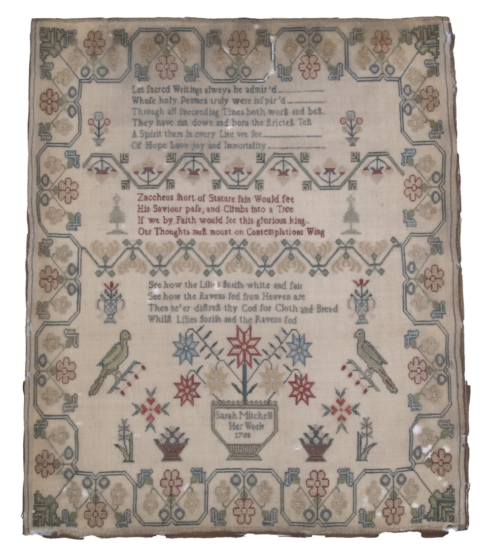 UNFRAMED SAMPLER (IN FOLIO)