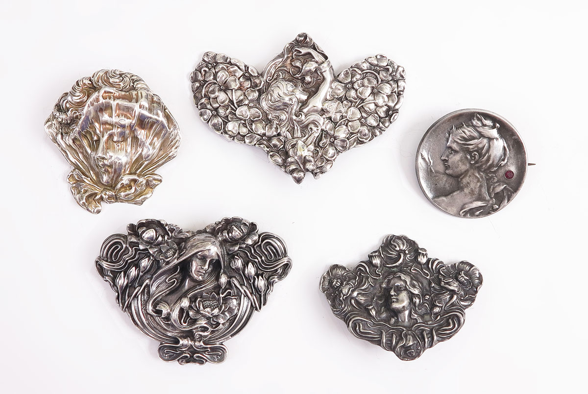 UNGER BROTHERS ART NOUVEAU STERLING