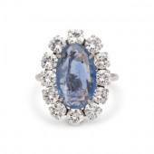 UNHEATED CEYLON SAPPHIRE AND D