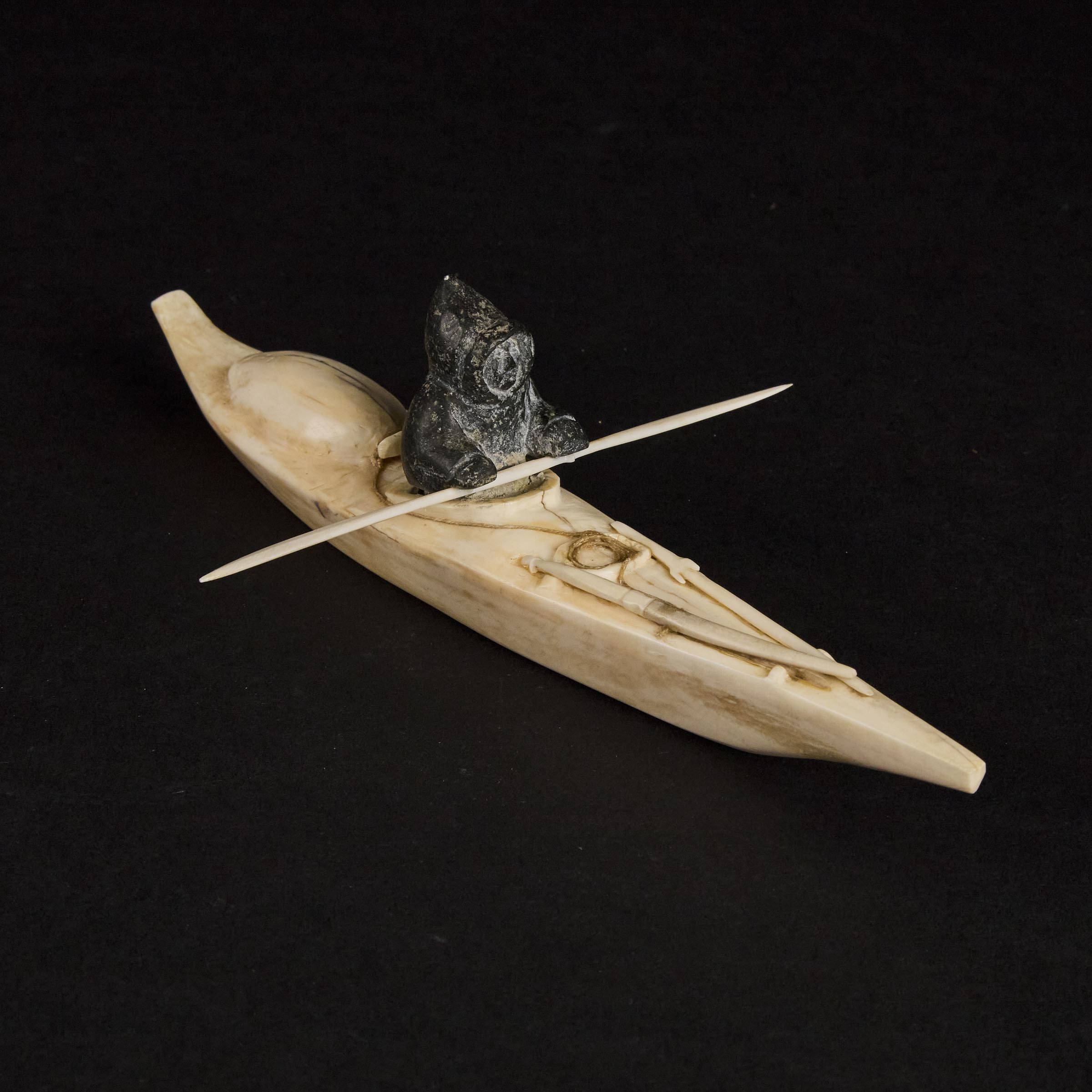 Unidentified Artist MAN IN KAYAK