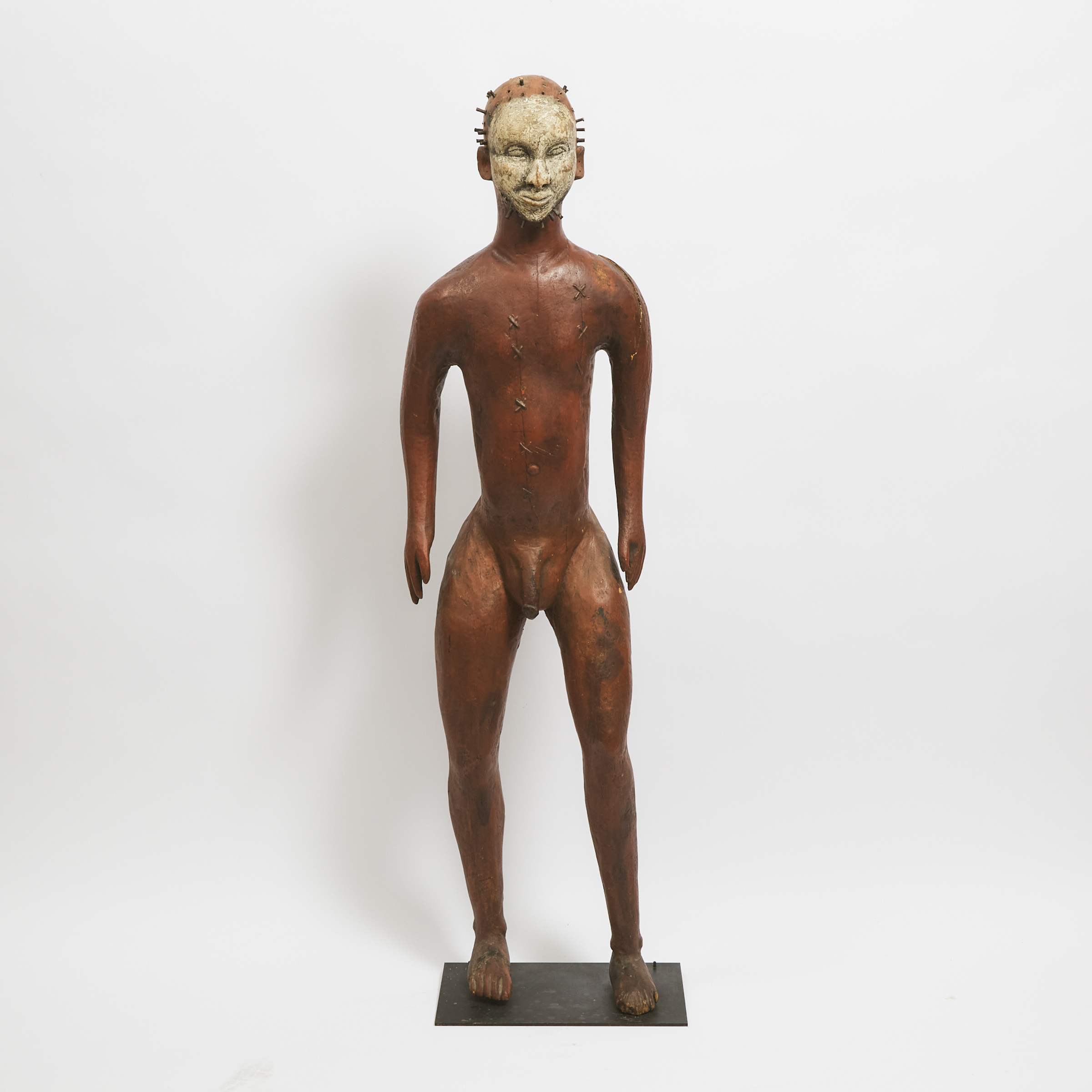 Unidentified Life Size Male Figure,
