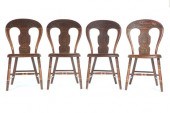 UNION DECORATED SIDE CHAIRS.