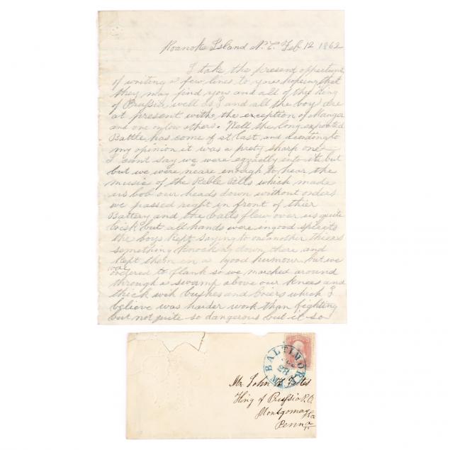 UNION SOLDIER'S LETTER TO