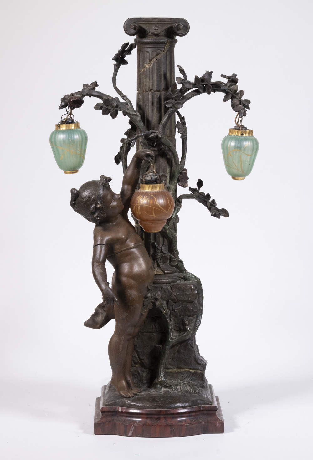 UNIQUE 1920'S FIGURAL ACCENT LAMP
