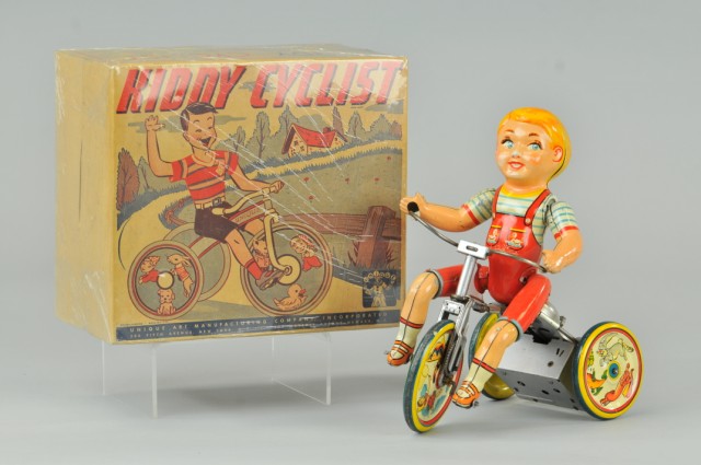 UNIQUE ART KIDDY CYCLIST IN