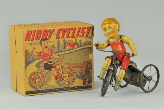 UNIQUE ART KIDDY CYCLIST IN