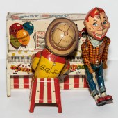 UNIQUE ART TIN LITHO HOWDY DOO