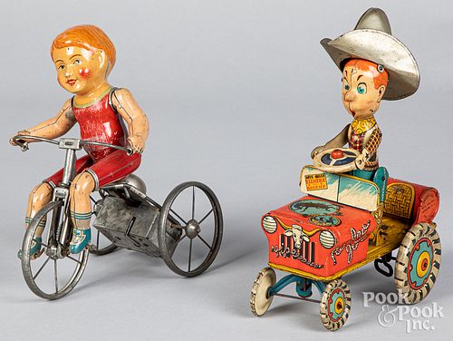UNIQUE ART TIN LITHOGRAPH WIND-UP