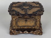 UNIQUE CHINESE GILT CHINOISERI